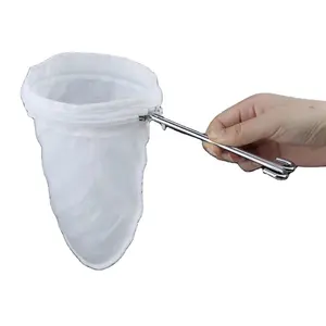 Nut Milk Cold Brew Coffee Juice Reusable Fabric Mesh Strainer Filter Bag