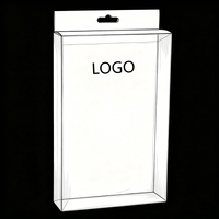 Boîte rectangulaire en plastique PET personnalisée de qualité supérieure, respectueuse de l'environnement, avec estampage à chaud doré, options personnalisables, emballage cadeau de luxe, vente au détail, épicerie