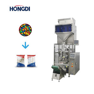 Máquina Empacadora Automática VFFS de 4 Cabezas para Gránulos con Sellado Trasero y Envoltura de Film para Azúcar, Sal, Frijoles, Café - Bajo Ruido, Precio de Fábrica - Product Image 1