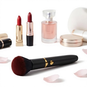 Female Makeup Brush <b>Vibrator</b> Silicone Strong Shock Multi-Frequency Rechargeable Waterproof Teasing Masturbator Eyebrow Brush - Product Image 1
