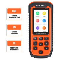 GODIAG GD201 Herramienta de Diagnóstico Profesional OBDII para Todas las Marcas, Sistema Completo, Programación con 29 Funciones de Reinicio de Servicio