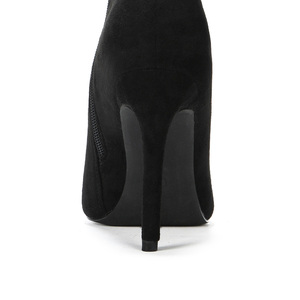 אייקוני נשים עקב גבוה הקרסול חורף מוצק גובה דפוס עלייה עם רינסטון נוח ללבוש מסוגנן - Product Image 5