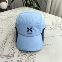 Gorra Deportiva de Malla Perforada de Secado Rápido con Logotipo Personalizado al por Mayor, Gorra de Poliéster Ligera con Orificios Cortados con Láser para Correr, Gorras, Topi