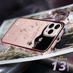 <span class=keywords><strong>Funda</strong></span> Metálica para Teléfono Móvil <span class=keywords><strong>iPhone</strong></span> 13 con Diseño de Ojo de Diablo y Diamantes, Protección 360°, Diseño de Lujo con Estampado Metálico - Product Image 3