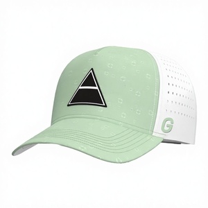 OEM Custom Design Your Own Embroidery Logo 5 Panel Unisex Running Sport Common Fabric Beach Nylon White Golf Rope Hat - Product Image 2