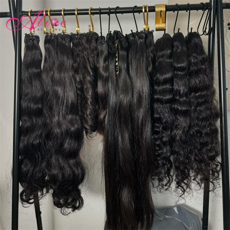 raw bundles human unprocessed cambodian hair