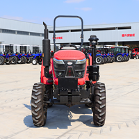 Tracteur agricole compact TE Euro5 25HP 35HP 40HP 50HP 60HP 70HP pour jardin, pelouse et ferme, avec pneus larges, charrue et disque, similaire à Deere