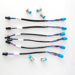 Interruptor de Botón, Arnés de Cableado para Computadora, Conexión de Terminal de Batería con Sensor de Temperatura Interno, PTFE IP66, Resistente a la Humedad y Duradero - Product Image 1