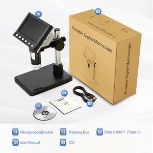 Shunchang SC-H202 デジタル 50-1000X 1080P 340mAh バッテリー顕微鏡 4.3インチ LEDスクリーン ジュエリー・携帯修理用 - Product Image 5