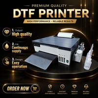 Imprimante DTF numérique XP600 A4 pour T-shirts, jet d'encre automatique, système de cercle textile 21 cm, PET, nouvelle imprimante