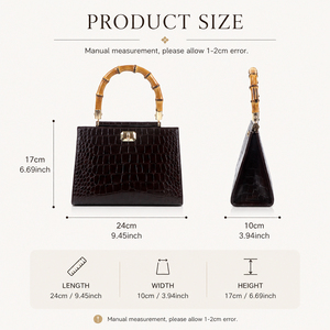 Bolso Tote de Piel de Cocodrilo Genuina de Alta Calidad, Personalizado de Fábrica, de Lujo, con Asa de Hombro de Cuero PU, para Uso Diario - Product Image 2