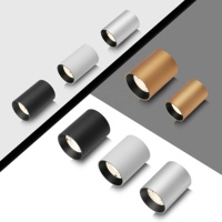 Projet d'hôtel 6w/8w Dimmable COB LED projecteur de plafond monté en surface avec télécommande Tuya 0-10V Deli Commercial