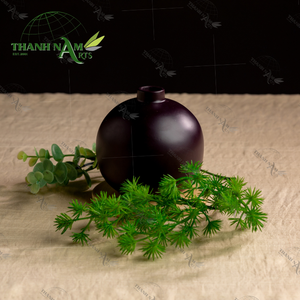 Vase en bambou rustique vietnamien maison et porte-fleurs décoratif de table - Product Image 2