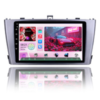 Autoradio 9 pouces avec commande au volant, DVR, Plug & Play, compatible avec le système d'origine Toyota Avensis 2009-2013