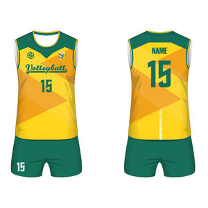 China machen billige Sublimation Team Volleyball Trikot Mann und Frau Red Volleyball Sportswear - Product Image 4