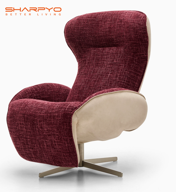 Modern Fashion Furniture Reclining Accent Chair Italian Furniture Armchair Electric Lounge Leisure Chair for Home Villa