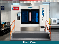 Centre d'usinage CNC horizontal 4 axes HMC630, fraiseuse horizontale efficace pour le traitement d'objets complexes multi-faces
