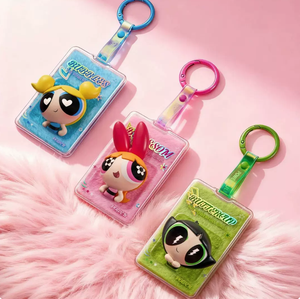 Vente en gros <span class=keywords><strong>de</strong></span> porte-clés mignons en peluche authentiques Powerpuff Girls, série Glimmer Courage, boîte mystère, Blossom Bubbles Buttercup - Product Image 5