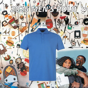 2025 alta calidad 100% algodón hombres mujeres para Polo camiseta transpirable con logotipo personalizado bordado sólido camiseta en blanco - Product Image 3