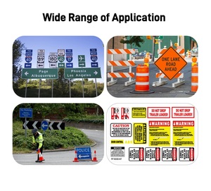 Phim vinyl phản quang kỹ thuật cấp 5100, kích thước 1.24*45.7m, nhãn dán phản quang dùng cho biển báo giao thông - Product Image 6