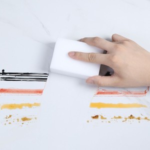 Éponge de nettoyage en mélamine pré-découpée, effaceur <span class=keywords><strong>magique</strong></span> personnalisable pour le detailing automobile et les meubles - Product Image 3