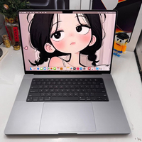 Ordinateur portable professionnel d'occasion MacBook Pro 2021 A2485 M1 Pro 16G 512G débloqué, grade A, ordinateur abordable à bas prix pour étudiants
