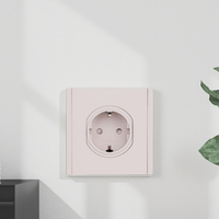 Touchmi Usage Domestique 81*81mm 10A/16A Personnalisé EU Mécanique Schuko Prises 2 Prises Prise Puissance Mur Prises Électriques