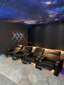 <span class=keywords><strong>Fauteuil</strong></span> inclinable moderne de luxe avec porte-gobelets <span class=keywords><strong>pour</strong></span> la maison, le sous-sol, le salon, la villa, l'utilisation en centre commercial - Product Image 4