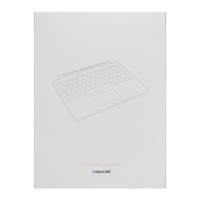 Clavier sans fil ultra-fin pleine taille pour Surface Pro 3-7, rétroéclairage RVB, USB Type C, fonction tactile, mécanisme à ciseaux