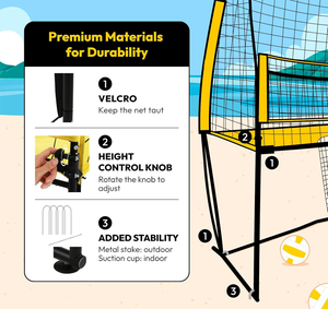 Voleybol uygulama ve egzersiz için top dönüşü ile profesyonel ayarlanabilir kapalı/açık voleybol eğitim <span class=keywords><strong>Net</strong></span> - Product Image 3