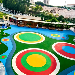 Gránulos de caucho EPDM de alta elasticidad para superficies de seguridad en parques infantiles, jardines de infancia, caminos de parques de atracciones, resistentes al desgaste y coloridos - Product Image 1