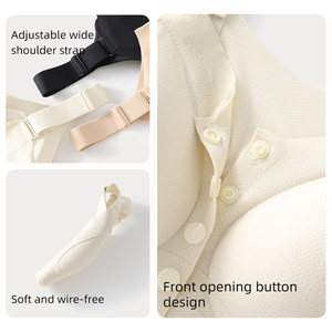 <span class=keywords><strong>Reggiseno</strong></span> con Chiusura Frontale Taglie Forti, Coppa Grande, per Allattamento, in Pizzo, con Apertura, per Donne e Signore - Product Image 6