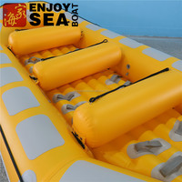 Bateau gonflable de rafting à 10 personnes, bateau gonflable de haute qualité, fabriqué en chine/durable, eau blanche, pour baignade