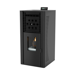 PANSEE PD-160 Stufa <span class=keywords><strong>a</strong></span> Pellet Moderna <span class=keywords><strong>in</strong></span> <span class=keywords><strong>Ghisa</strong></span>, Ecologica e Resistente, con Garanzia di 2 Anni, per Interni, Soggiorno e Sala da Pranzo - Product Image 3