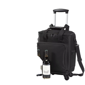 Sac de transport <span class=keywords><strong>à</strong></span> roulettes pour 6 bouteilles de vin, valise <span class=keywords><strong>isotherme</strong></span> <span class=keywords><strong>à</strong></span> roulettes pour le transport de vin, sac <span class=keywords><strong>isotherme</strong></span> <span class=keywords><strong>à</strong></span> roulettes pour le voyage - Product Image 1