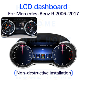 Instrumento de grupo de velocidad LCD de 12,5 pulgadas Linux recién actualizado para <span class=keywords><strong>velocímetro</strong></span> inteligente Mercedes-Benz Clase <span class=keywords><strong>R</strong></span> 2006-2017 - Product Image 4