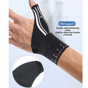 Muñequera de Compresión Ajustable, Transpirable, con Estabilizador de Pulgar, Alivio del Dolor Deportivo, Soporte para Muñeca y Pulgar - Product Image 1