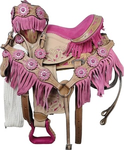 M S Exports OEM/ODM Selle de cheval en cuir véritable durable de style occidental, fabrication directe d'usine, couvertures de cheval d'endurance, arbre en bois, acier inoxydable - Product Image 4