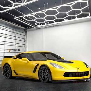 SUEZ Vente d'usine Lumière LED hexagonale pour garage Eclairage de garage personnalisé Lampes de lave-auto haute légèreté - Product Image 4