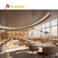 Ensemble de salle à manger moderne commercial en gros pour restaurant, mobilier de café, table et chaises de salle à manger, ensemble de table à manger 6 places