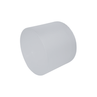 Capuchon de rechange pour bombe aérosol 65 mm, blanc mat, finition plate, anti-débordement, pour peinture en bombe et produits chimiques