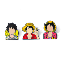 Épingles à badges métalliques personnalisées plaquées or, épingles en émail doux sur le thème de l'anime, créez vos propres épingles de revers pour souvenir