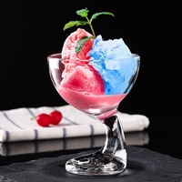 Bols en verre d'été créatifs pour le thé au lait, boissons froides, jus, autres boissons