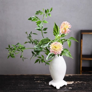 Ohararyu <span class=keywords><strong>Ikebana</strong></span> vases en céramique blanche pour fleurs style <span class=keywords><strong>japonais</strong></span> oiseau volant <span class=keywords><strong>vase</strong></span> à fleurs pour débutants - Product Image 4