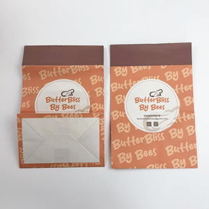 Prix d'usine en gros, emballage alimentaire personnalisé, sac en kraft, sac à gâteaux, sac à biscuits, sac pliable avec ouverture, avec votre propre logo imprimé - Product Image 2