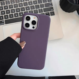 Silicone liquide véritable <span class=keywords><strong>de</strong></span> haute qualité pour étuis iPhone Design <span class=keywords><strong>de</strong></span> luxe pour Apple 15 14Pro Max coréen 12 avancé 13 téléphone <span class=keywords><strong>de</strong></span> couleur unie - Product Image 6