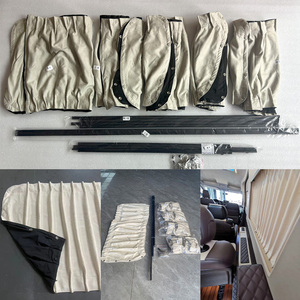 Tende Specializzate per Mercedes-Benz <span class=keywords><strong>Sprinter</strong></span> <span class=keywords><strong>907</strong></span> 906 - Tende Parasole Pieghevoli a Doppio Strato in Pelle e Velluto per Privacy - Product Image 4