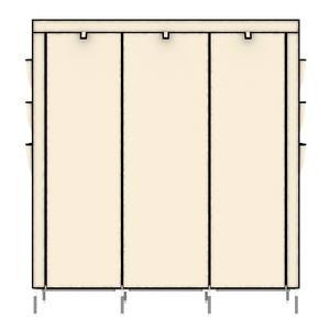 Armoire de chambre à coucher <span class=keywords><strong>portable</strong></span> imperméable de grande taille en tissu non tissé avec un design moderne, pliable et avec des poches latérales pour le mobilier de la maison - Product Image 5