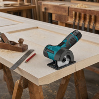 Mini-meuleuse d'angle sans fil sans balais avec interrupteur coulissant pour le meulage et le chanfreinage de grandes structures DIY