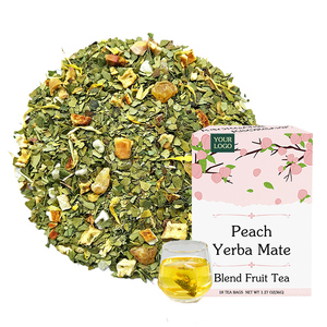 OEM KS-té orgánico con sabor a fruta, personalizado, Erba <span class=keywords><strong>Mate</strong></span>, melocotón - Product Image 1
